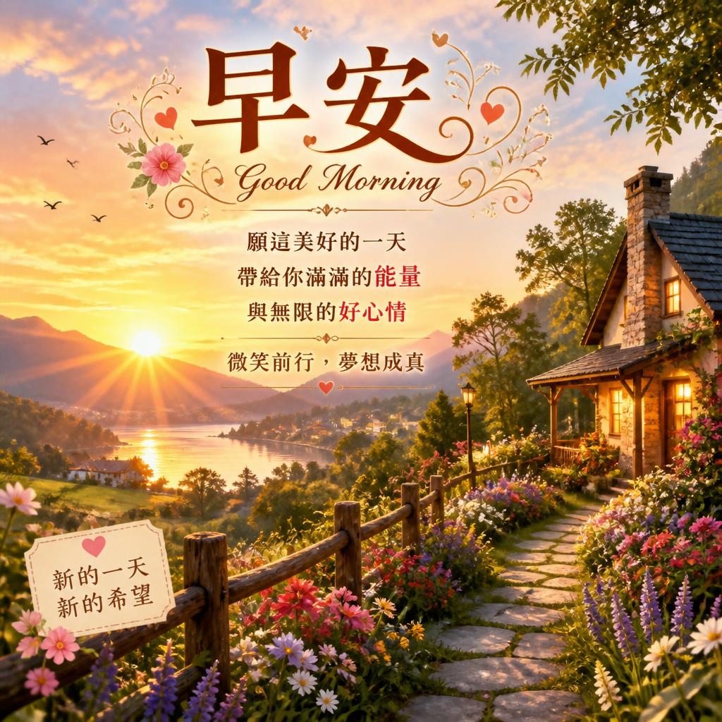問候風景圖